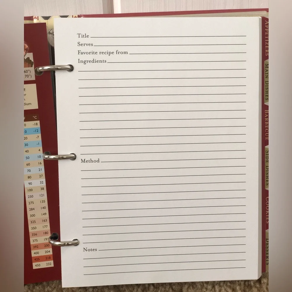 Recipe Keeper Binder - Picture 4 of 5